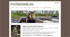Desktop Screenshot of huntermoda.com